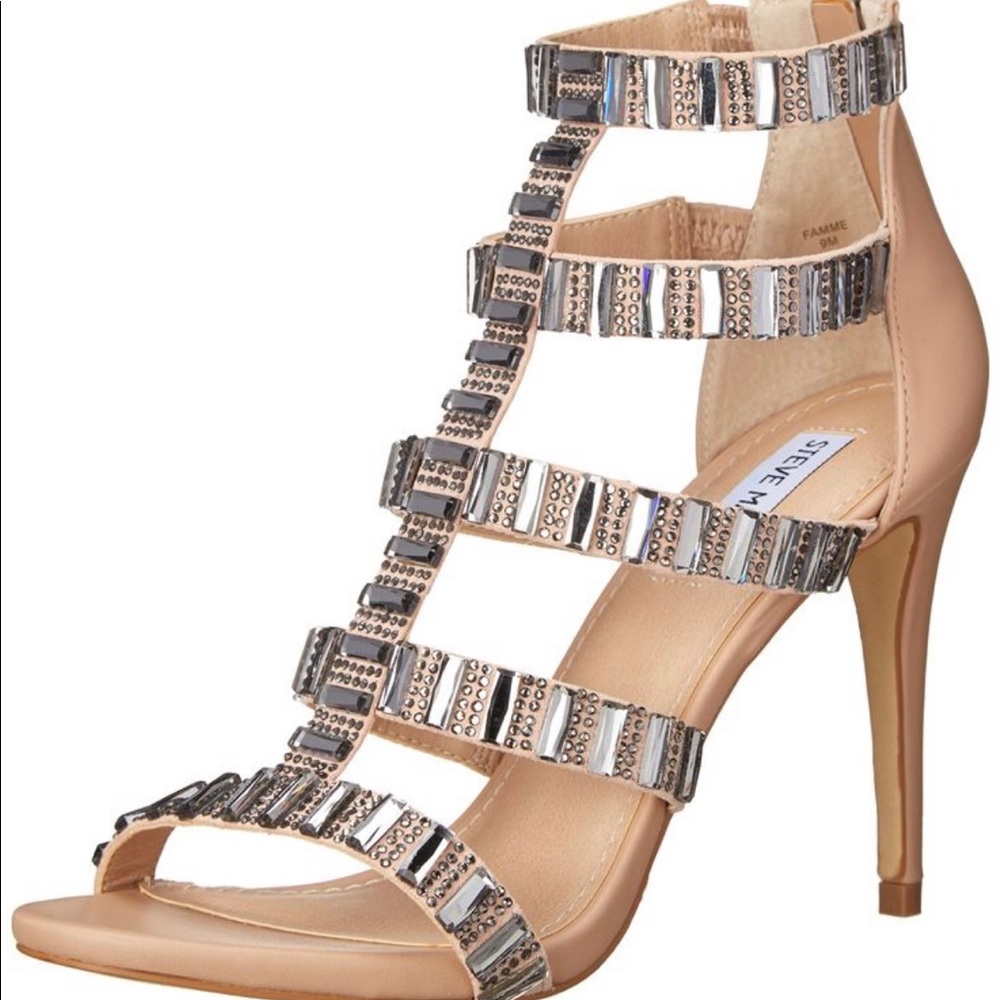 Steve Madden famme bedazzled heels